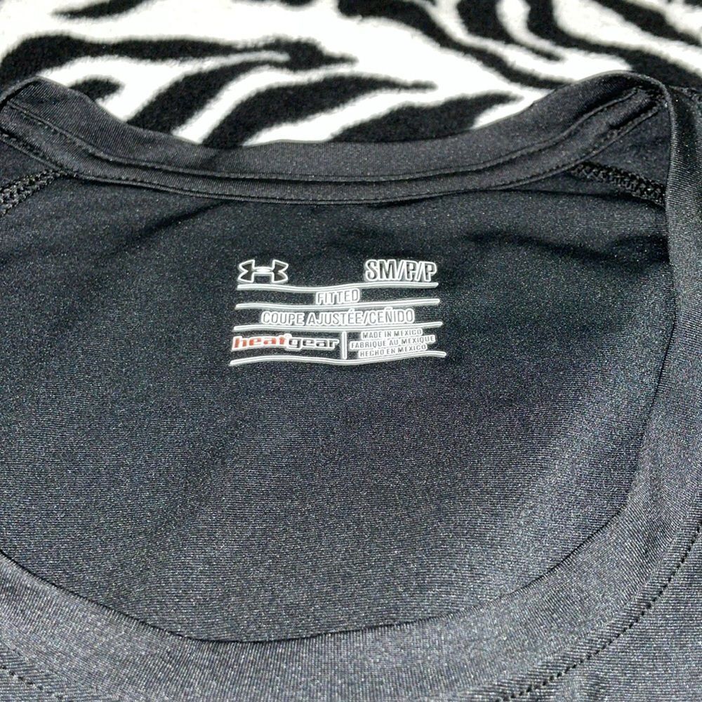 Under armour women’s print long sleeve fitted heat gear workout activewear top - Picture 6 of 11